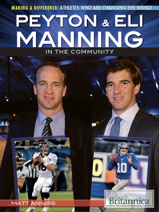 Title details for Peyton & Eli Manning in the Community by Hope Killcoyne - Wait list